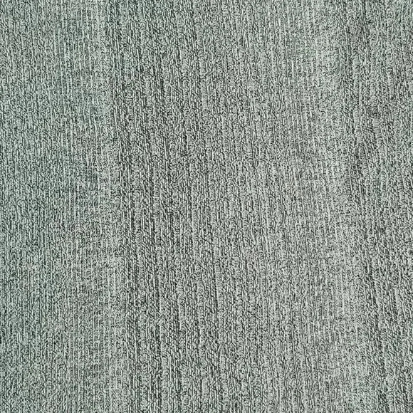 Mixxshoppe Small White Gray Geometric Short Cuffed Sleeve Crew Neck Women's Top - Picture 9 of 10